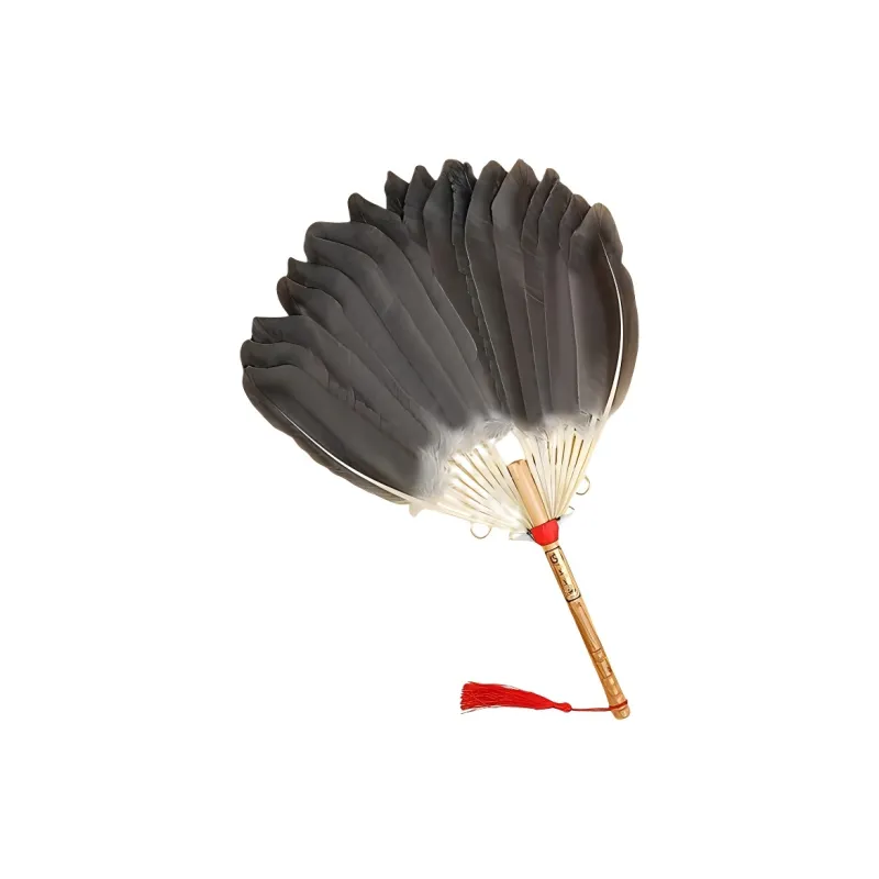 JINGDI Feather Classical Style Fan-2
