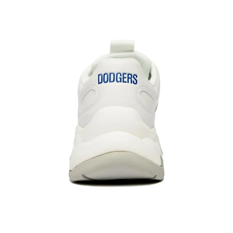 MLB LA DODGERS Anti Slip Wear Resistant Low Top Chunky Sneakers Unisex White-3