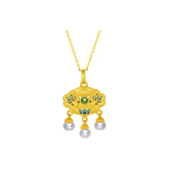 LIU GUI FU JEWELRY 925 Sterling Silver Necklaces Unisex