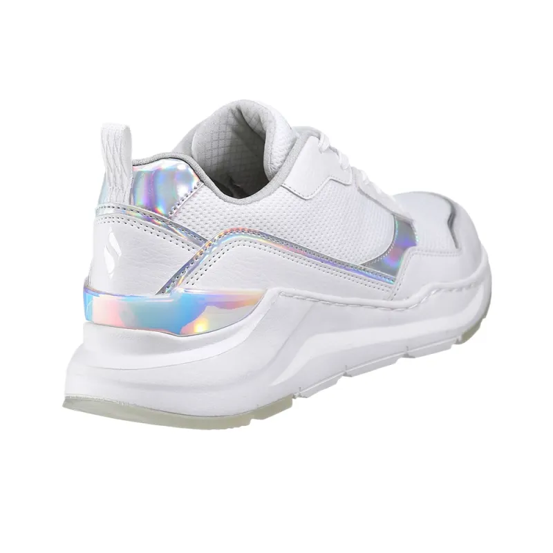 Skechers Rovina Low Top Casual Shoes Women's White-4