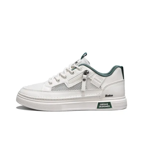 BAKE Slip Resistant, Abrasion Resistant, Breathable Low Top Skateboard Shoes Men's