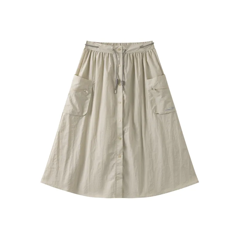 NewJnxs Casual Long Skirt Women's-5