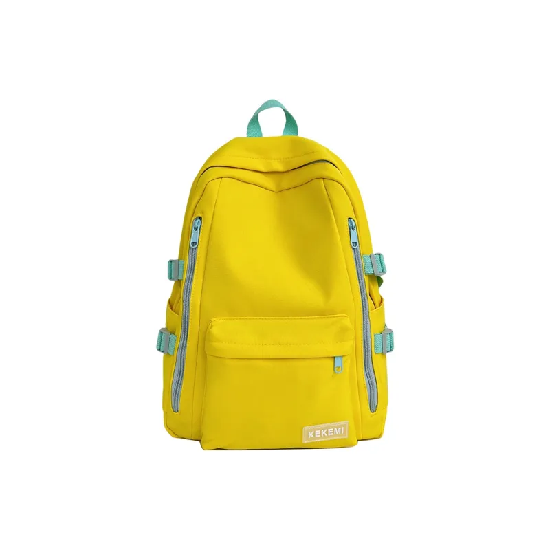 Wolfhorse Nylon Backpack Unisex Yellow/Blue/Green/White/Black-0