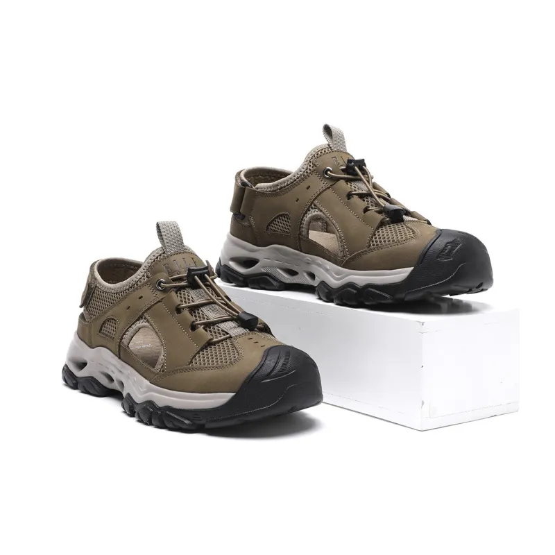 ELLE HOMME River Trekking Shoes Men's Khaki-3