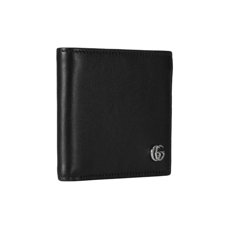 GUCCI GG Marmont Leather Wallet Men's Black-1
