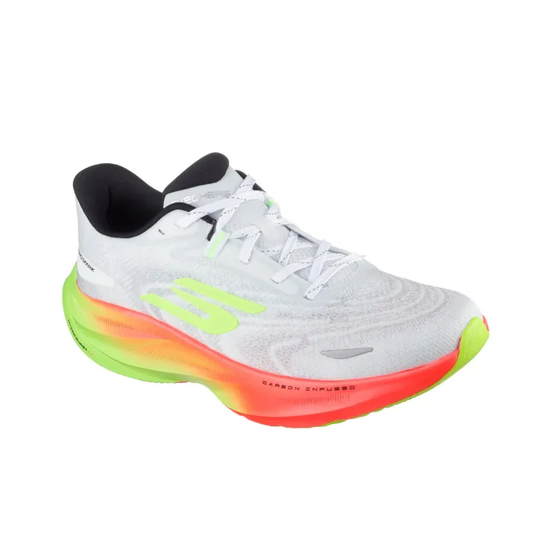 Skechers SKX Aero Spark Low Top Running Shoes Men's White-1