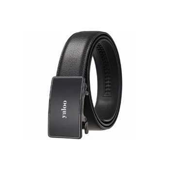 Yalu Cow Split Leather Belts Men's Width 3.5cm