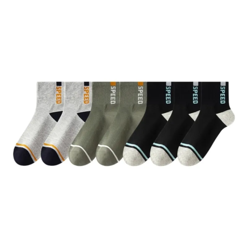 7 SEVFUN Mid Calf Socks Men's Combo Set-26