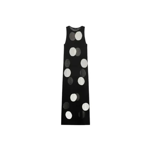 ZARA Sleeveless Dresses Women's Black/White