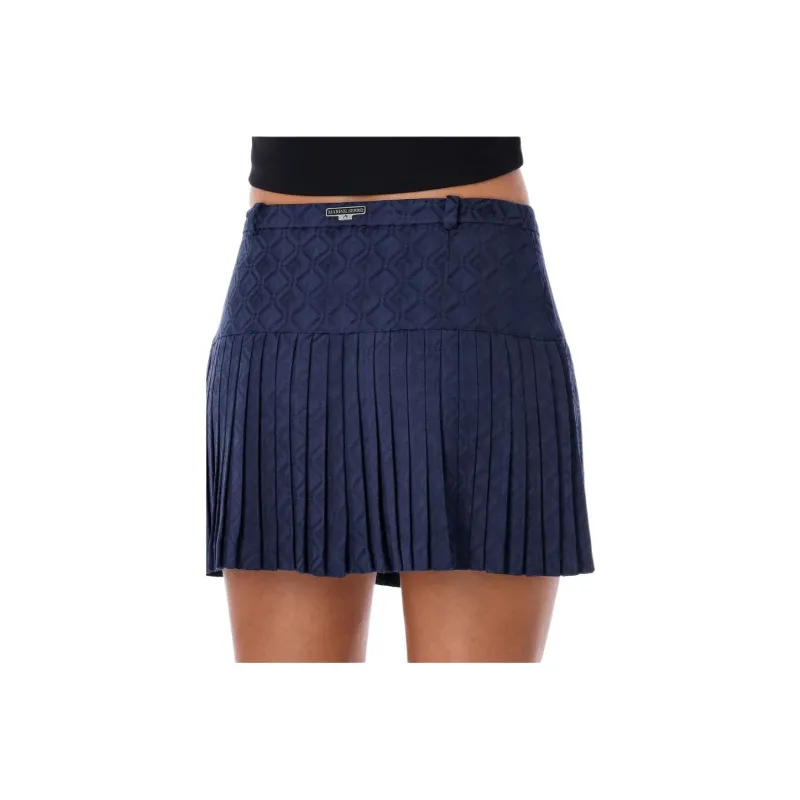 Marine Serre Diamond Jacquard Pleated Mini Skirt-2