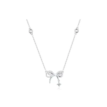 Barbie 925 Sterling Silver Necklaces Unisex