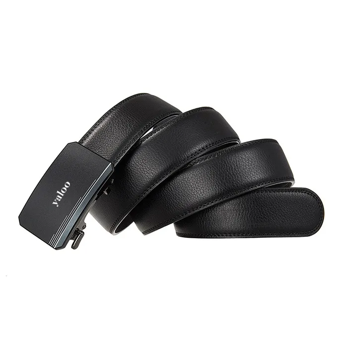 Yalu Cow Leather Belts Men's Width 3.5CM-2
