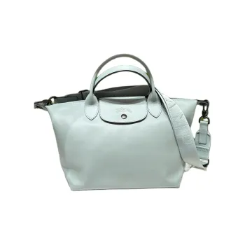 LONGCHAMP Cow Leather Tote Bag, Shopping Bag, Shoulder Bag, Crossbody Bag, Handbag Women's Mint Green