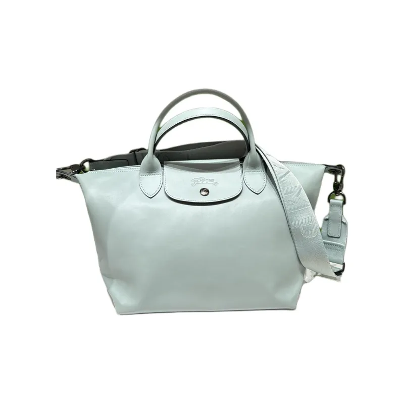 LONGCHAMP Cow Leather Tote Bag, Shopping Bag, Shoulder Bag, Crossbody Bag, Handbag Women's Mint Green-0