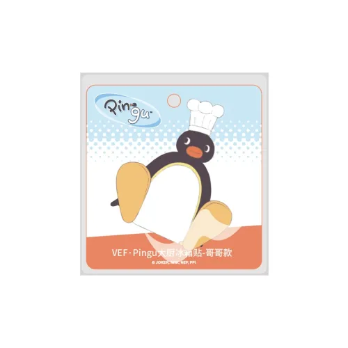 KKV Pingu Acrylic Cartoon Penguin Anime / Games Fridge Magnets