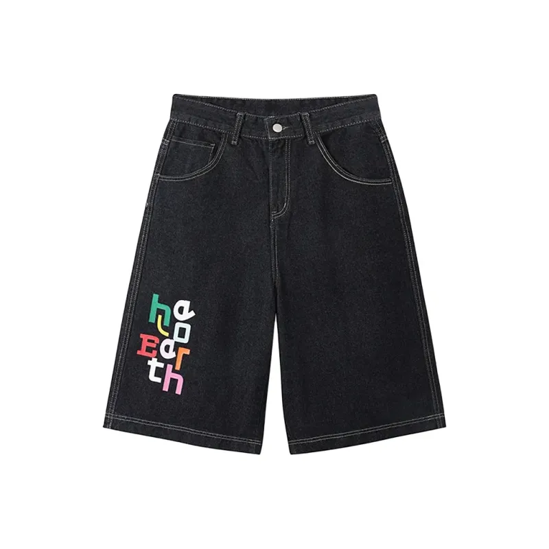 ZMHT Denim Shorts Unisex Dark Blue-0