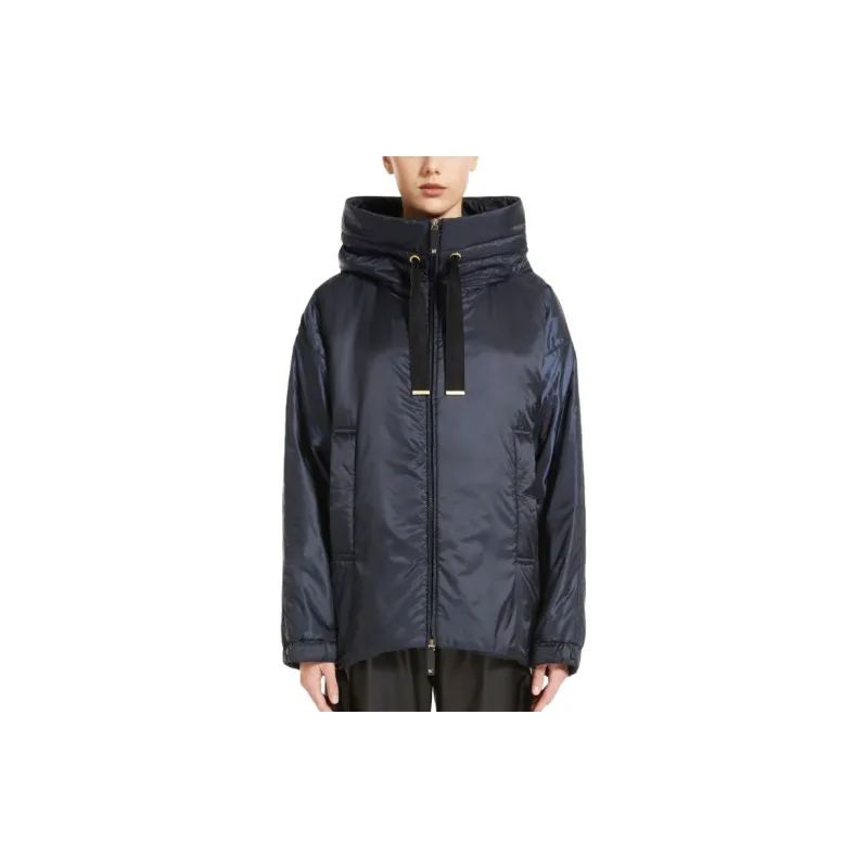MaxMara Moderate Puffer Jacket Women's Midnight Blue-0