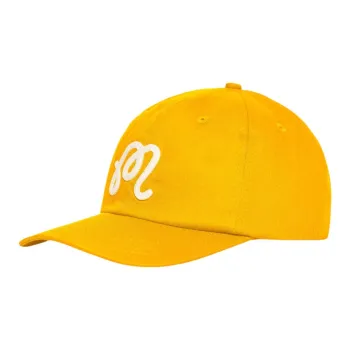 Malbon Golf Twill Cotton Fabric Baseball Caps Unisex Yellow