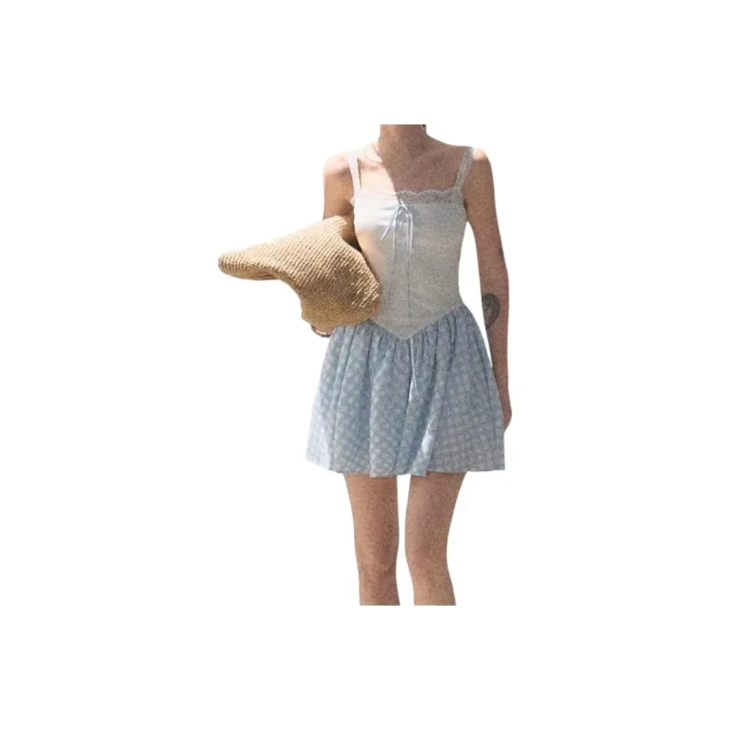 Mu Xiao Xin Slip Dresses Women's-3