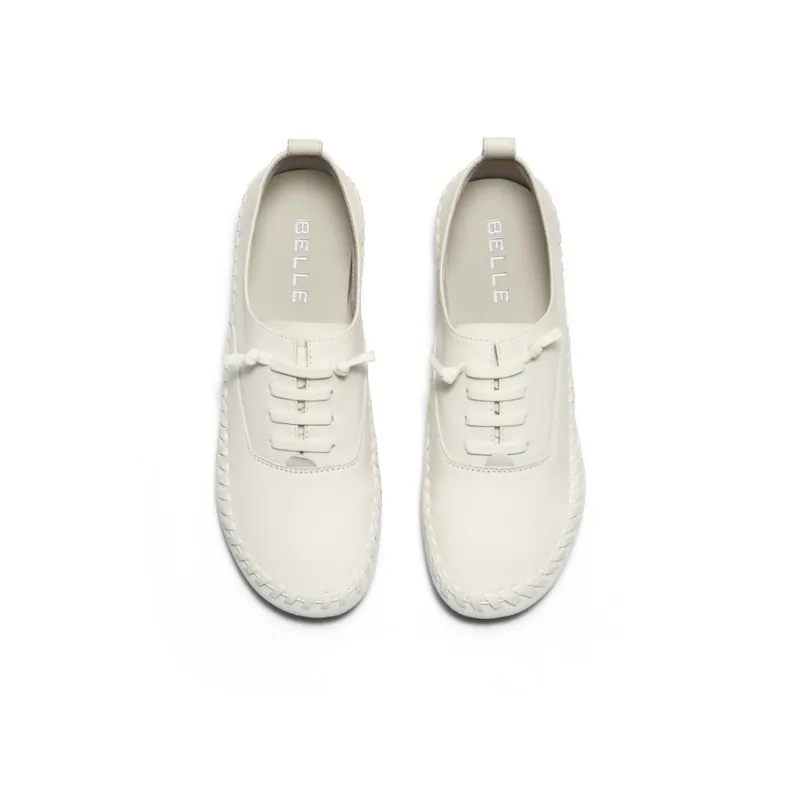 BELLE Women's Casual Shoes Women's Blue, Beige-6