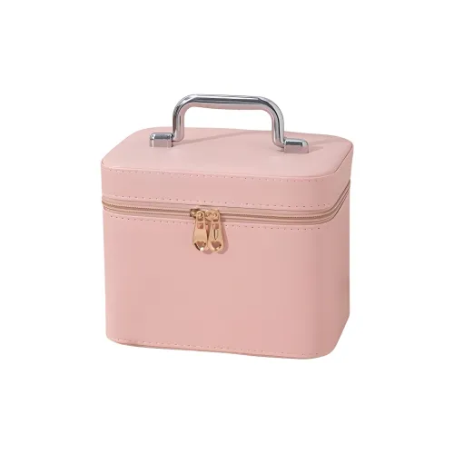 Gentle Welcome Cream Solid Color, Minimalist Style, Large Capacity Makeup Bags