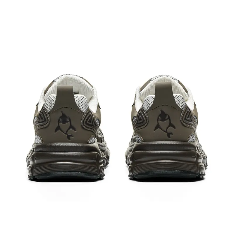 FAIRWHALE Slip Resistant, Abrasion Resistant, Lightweight Low Top Chunky Sneakers Men's-10