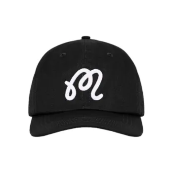Malbon Golf Twill, Cotton Baseball Caps Unisex Black