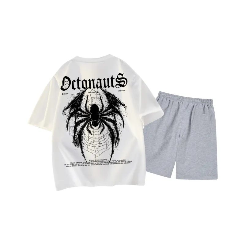 Small Columns Under The Sea Clothing Sets Unisex-6