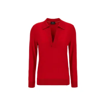 Brioni Polo Shirts Women's Red