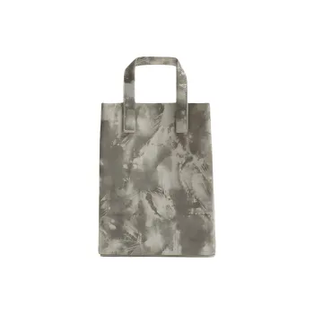 ZARA Polyurethane Tote Bag Shopping Bag Handbag Crossbody Bag Medium Size Men's Gray