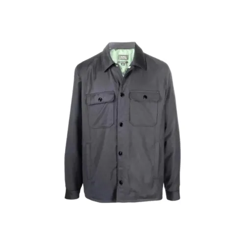 A.P.C Jackets & Coats Men's Gray