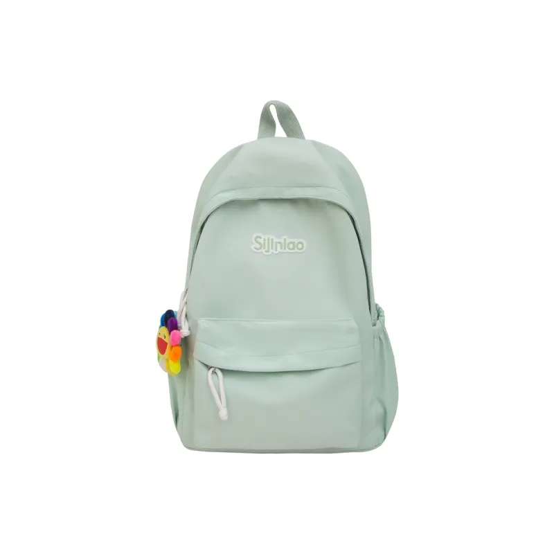 AIBAG Nylon Backpack Unisex White/Black/Blue/Pink-10