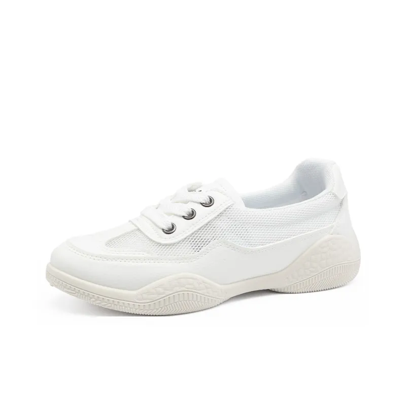 RENBEN Breathable And Lightweight Low Top Casual Shoes Women's White-2