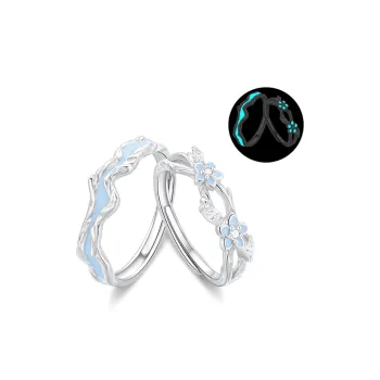 OWNCOOL S999 Fine Silver Sterling Silver Rings Unisex
