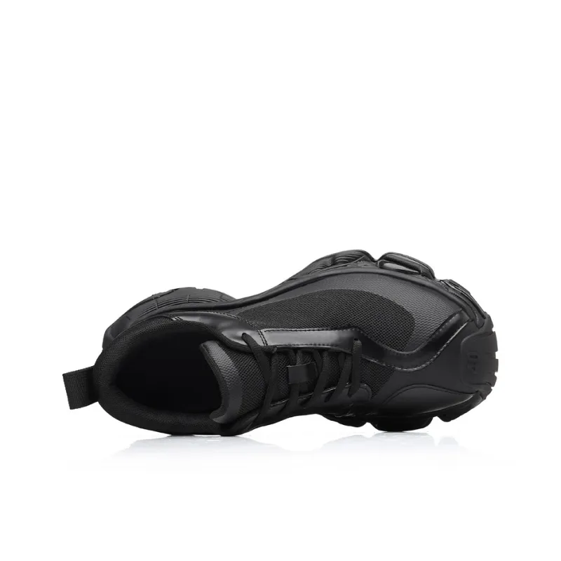 APRHE Slip Resistant, Breathable, Lightweight, Height Increasing Low Top Chunky Sneakers Unisex-13