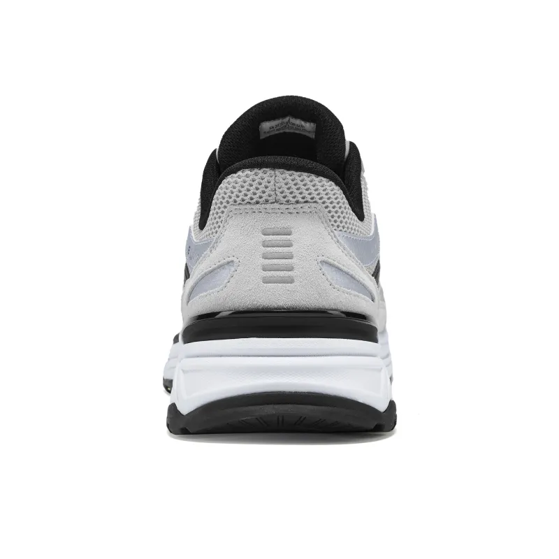 Skechers Silver Wing Anti Slip Wear Resistant Low Top Chunky Sneakers Unisex Silver Gray-5