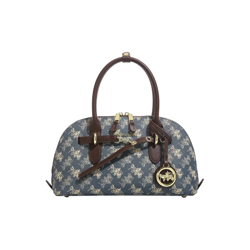 H YXIANG PVC Shoulder Bag, Crossbody Bag, Handbag Women's Blue-0