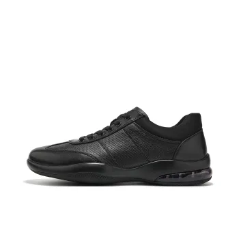 MILLIE'S Low Top Casual Shoes Men's Black Cut Out