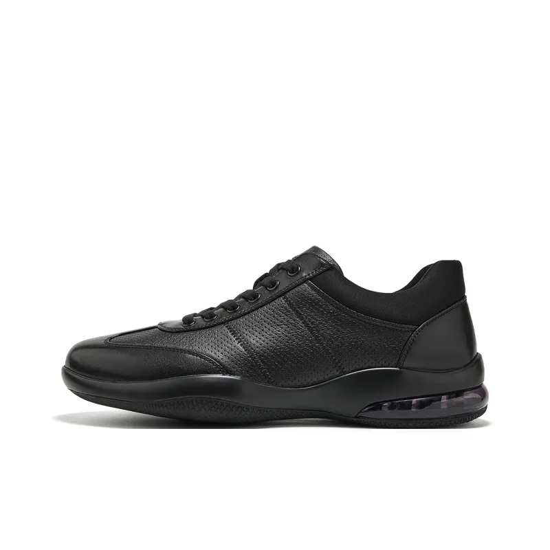 MILLIE'S Low Top Casual Shoes Men's Black Cut Out-0