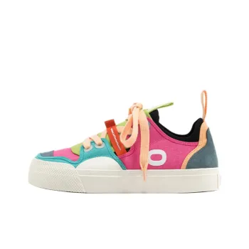 OETZI Corkcushion Abrasion Resistant Low Top Skateboard Shoes Unisex Multicolor