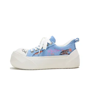 ADCDAVINCI Sun Collection Height Increasing Slip Resistant Low Top Canvas Shoes Women's