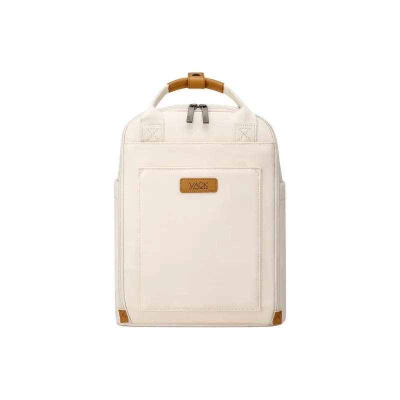 Vack Cotton Backpack Unisex Charcoal Black/Ivory White/Smoke Gray-4
