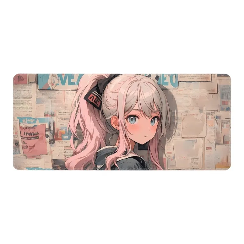 DANYIN Extra Large Vintage Girlish Computer Keyboard Pad Anime Mouse Pad Esports Gaming Table Mats For Men Mouse Pads-8
