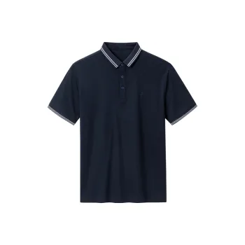 ARTSDON Polo Shirts Men Navy Blue