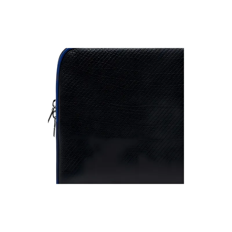 Burberry Calfskin Clutch Unisex Black-4