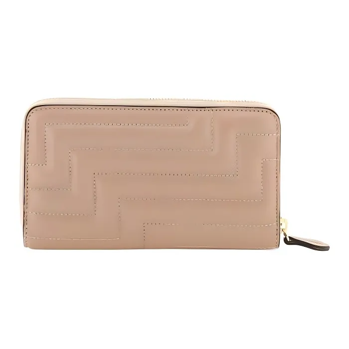 Jimmy Choo Leather Wallet Women's Flesh Pink-1