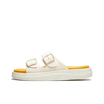 LiNing Slip Resistant Abrasion Resistant Slide Slippers Men's Beige White Yellow