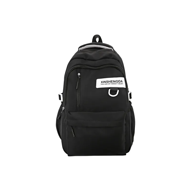 URBAN FOREST Polyester Backpack Tubas Unisex White/Black-5