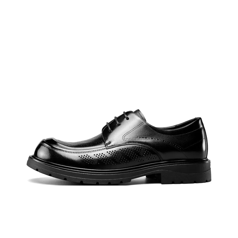YEARCON Men's Casual Shoes Men Low Top Brown-0