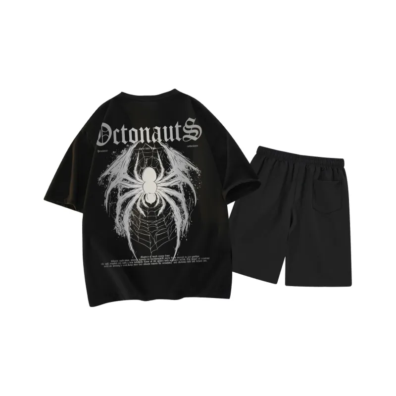 Small Columns Under The Sea Clothing Sets Unisex-10